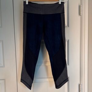 Lululemon Athletica Gray and Blue Leggings